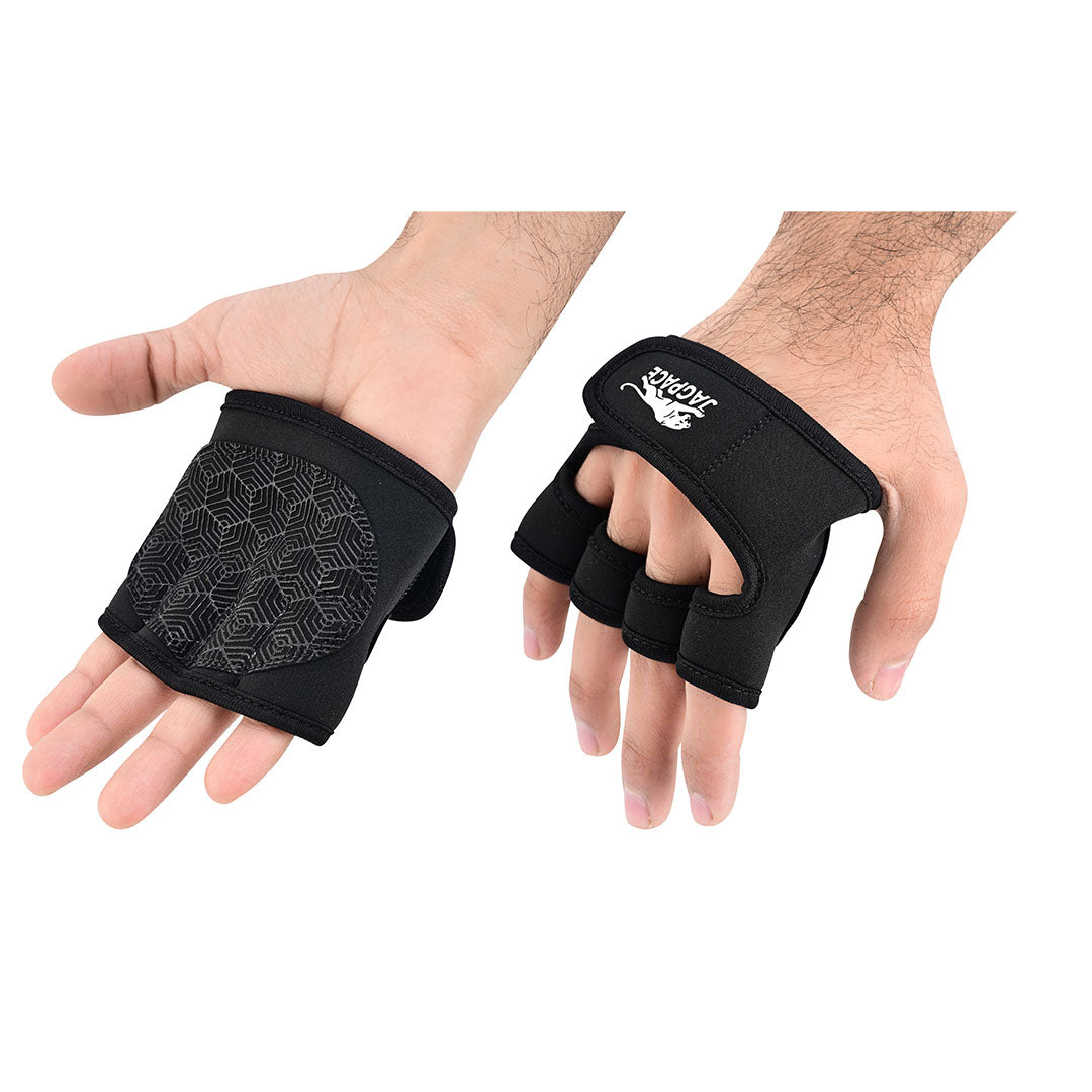 Fitness Grip Pads Anti Slip Gloves for Weightlifting & Gym Training