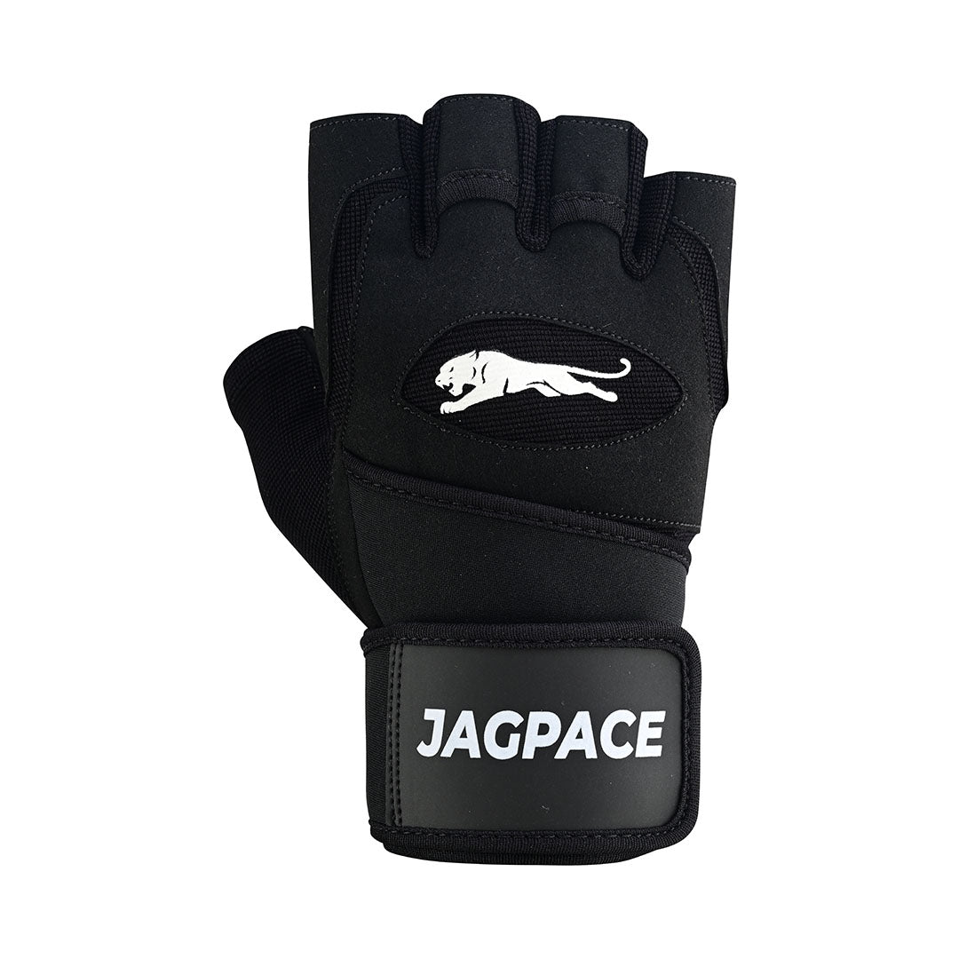 Premium Fitness Gloves Padded Grip Anti-Slip Palm Adjustable Wrist Support