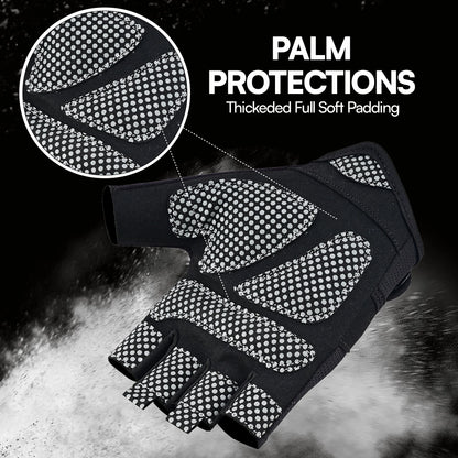 Fitness Gloves Breathable Half Finger Non Slip Gym & Training Gloves