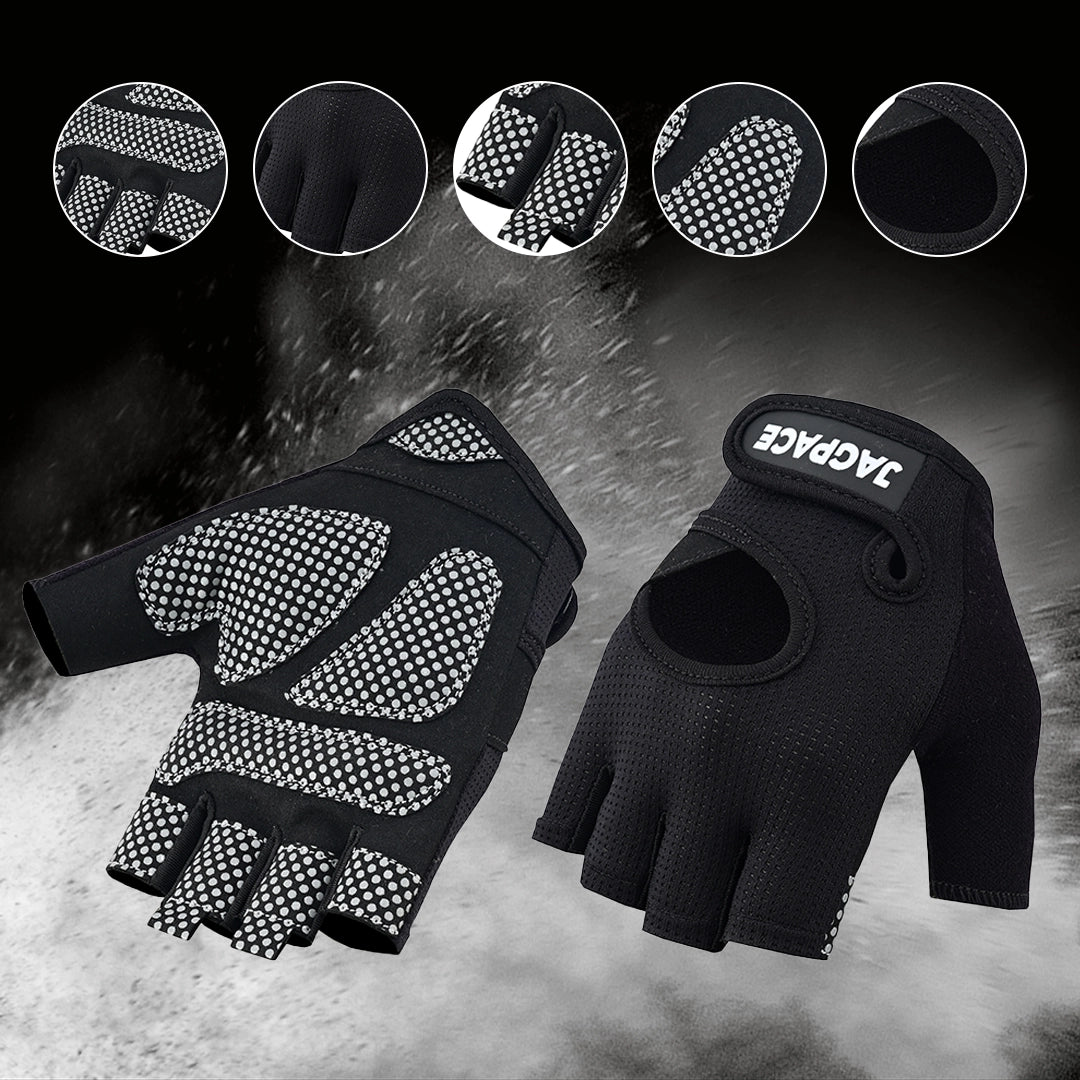 Fitness Gloves Breathable Half Finger Non Slip Gym & Training Gloves