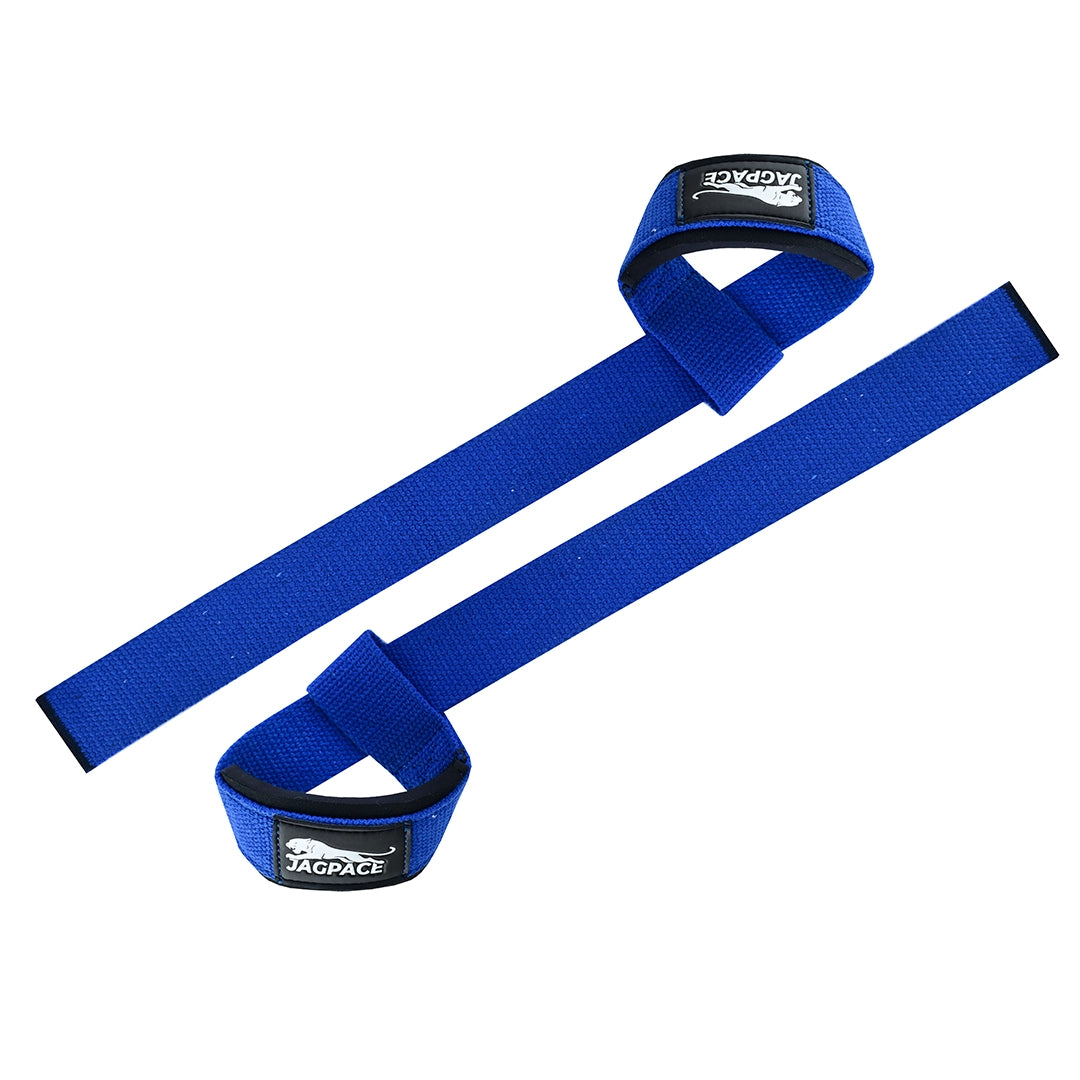 Padded Cotton Wrist Straps Grip Support for Weightlifting & Deadlifts