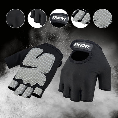 Premium Half Finger Gloves Breathable Non Slip Gym & Training Gloves