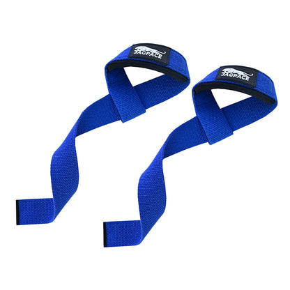 Padded Cotton Wrist Straps Grip Support for Weightlifting & Deadlifts
