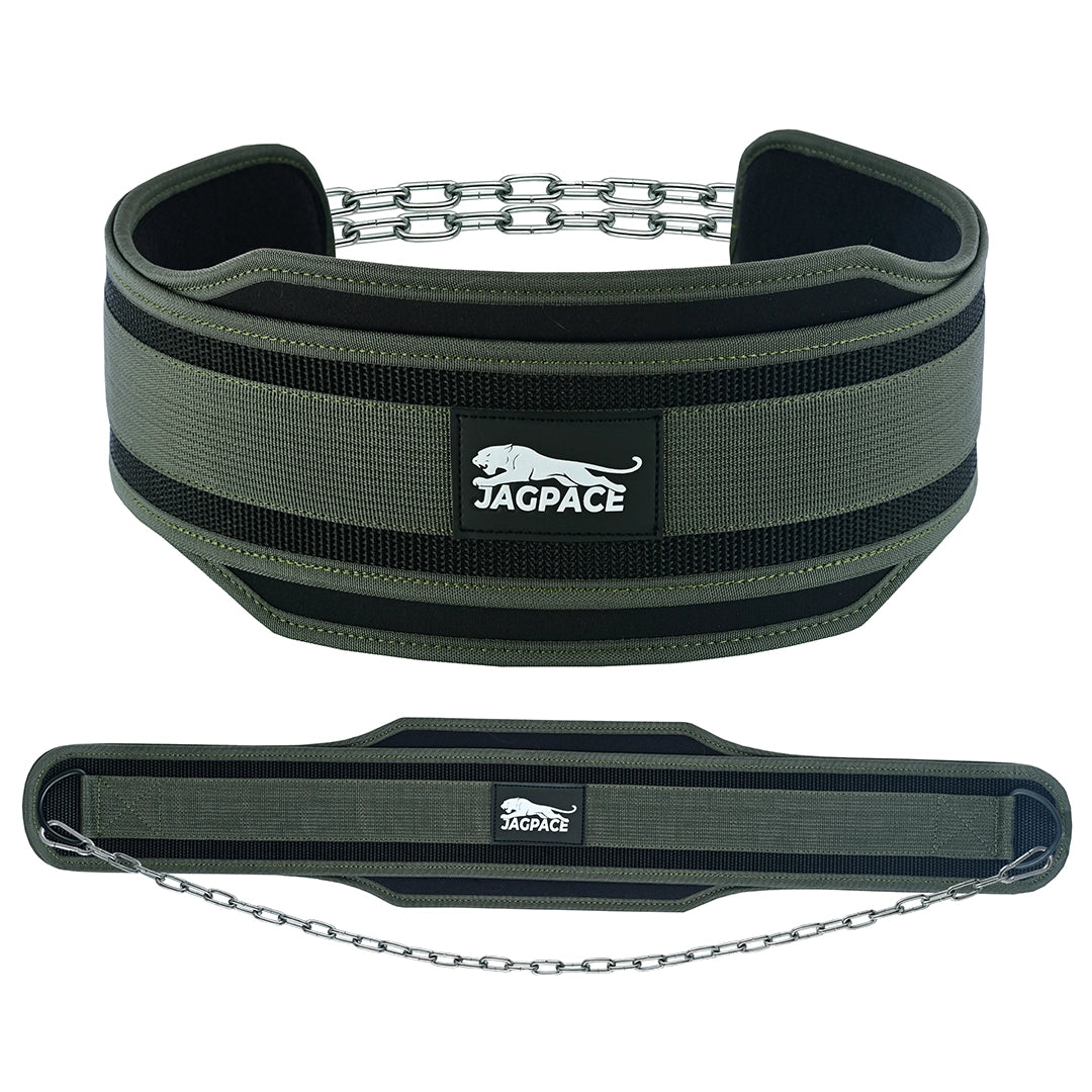 Weighted Dip Belt with Steel Chain Pull Up & Dip Training Belt