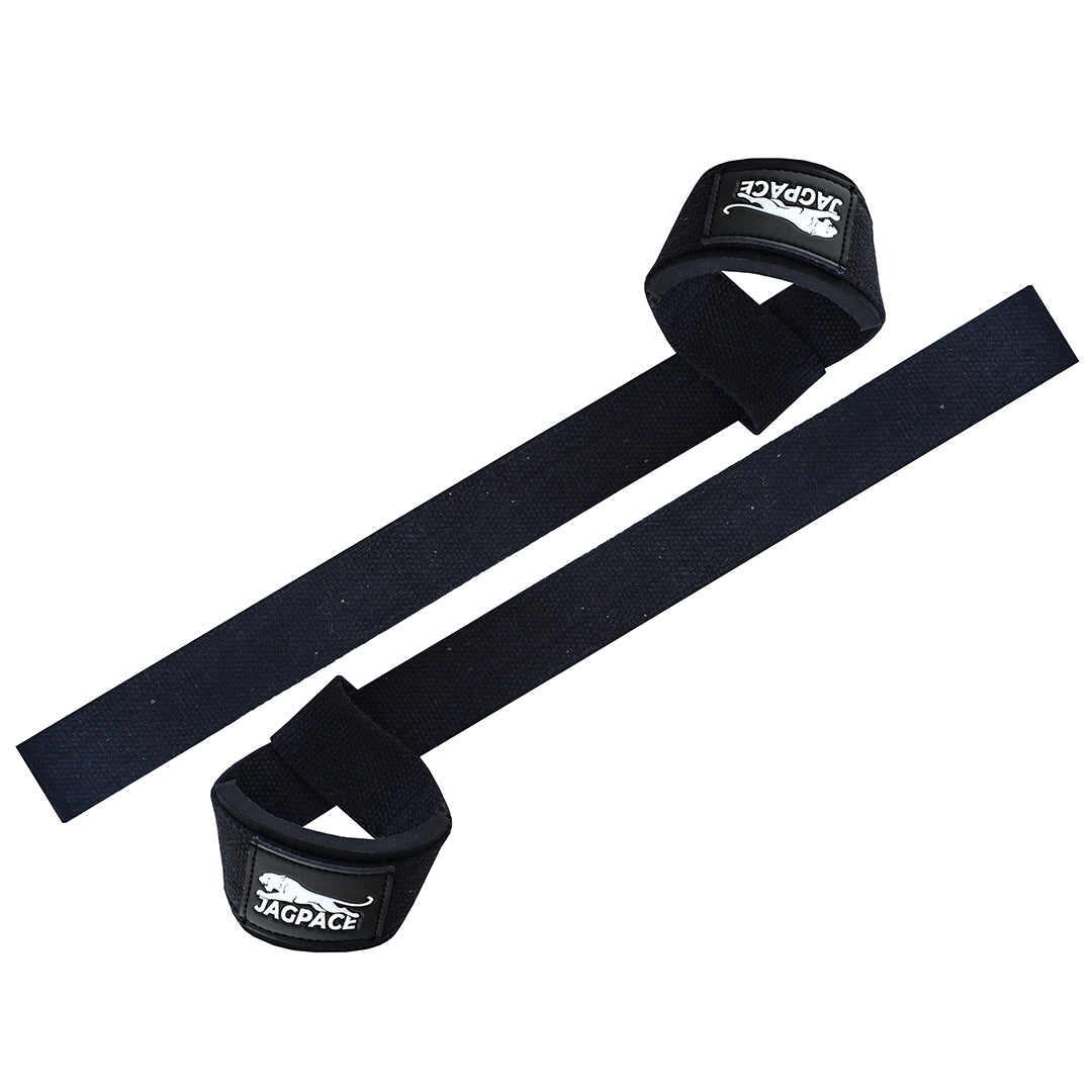 Padded Cotton Wrist Straps Grip Support for Weightlifting & Deadlifts