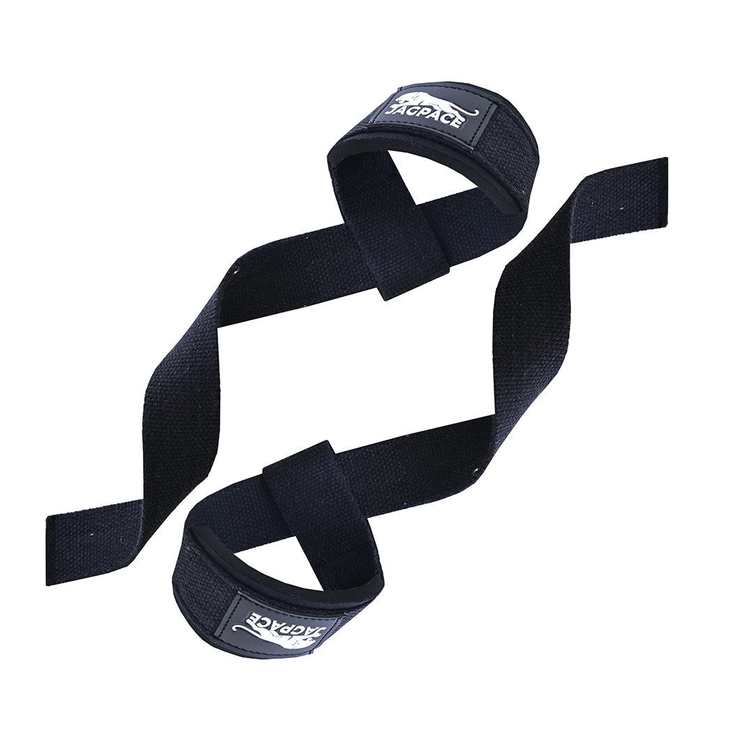 Padded Cotton Wrist Straps Grip Support for Weightlifting & Deadlifts