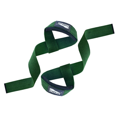 Padded Cotton Wrist Straps Grip Support for Weightlifting & Deadlifts