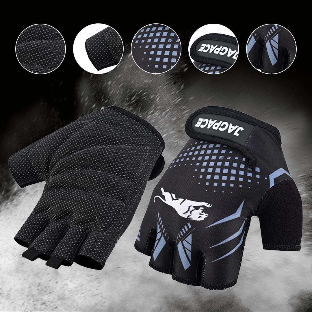 Gym & Weightlifting Gloves Half Finger Foam Padded Non Slip Gloves