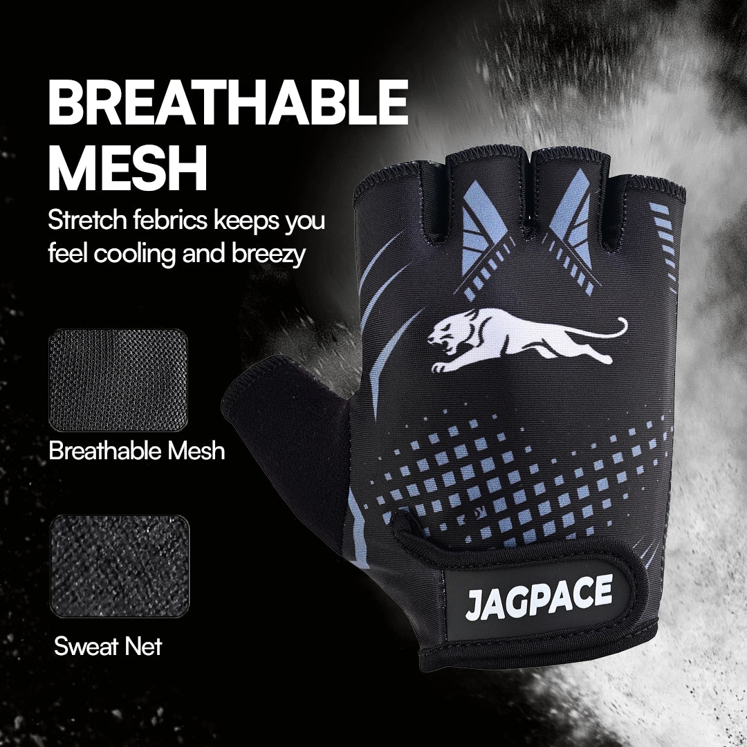 Gym & Weightlifting Gloves Half Finger Foam Padded Non Slip Gloves