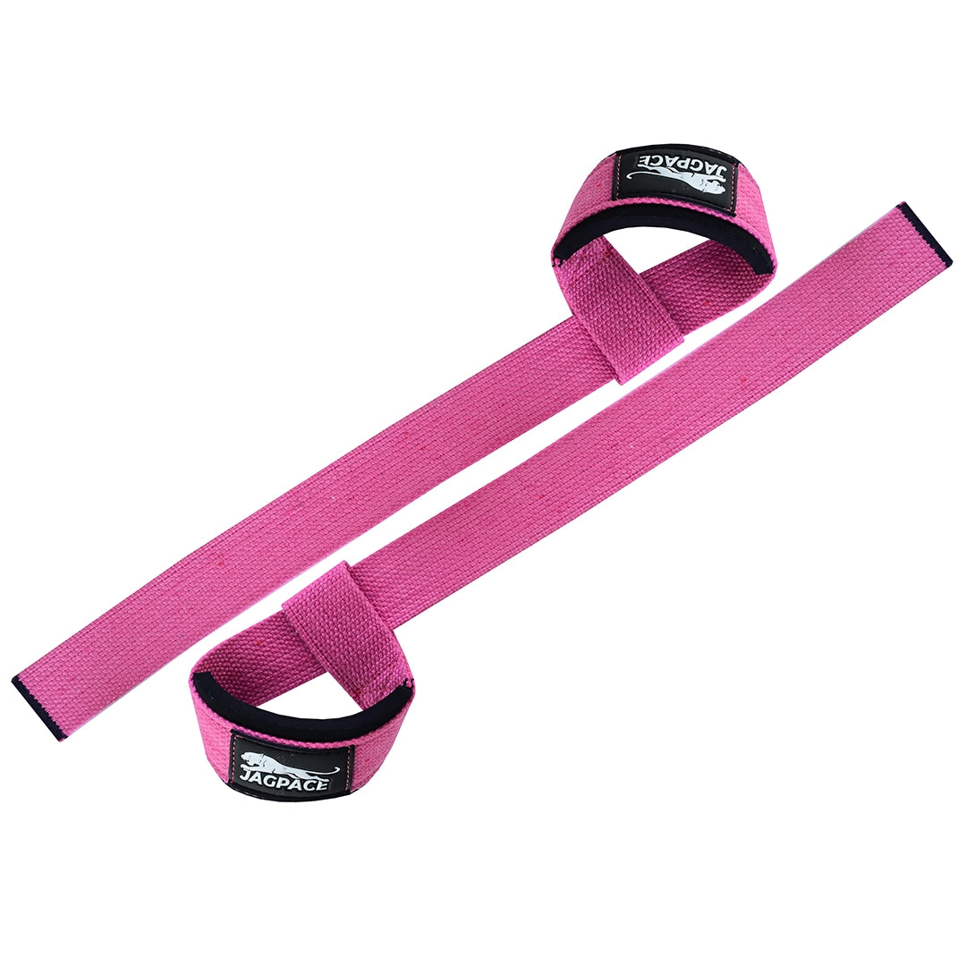 Padded Cotton Wrist Straps Grip Support for Weightlifting & Deadlifts