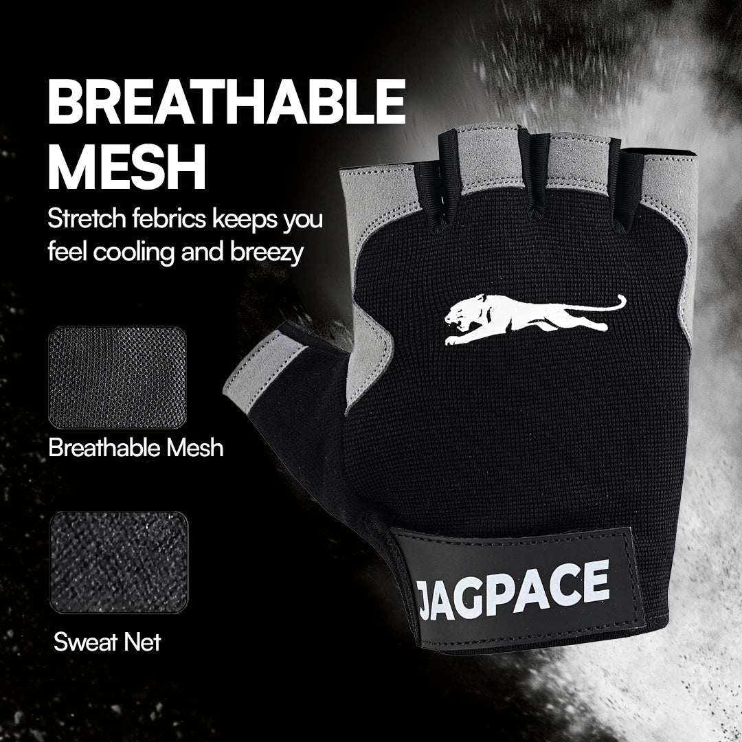 Half Finger Cycling & Gym Gloves Foam Padded Non Slip Breathable Gloves