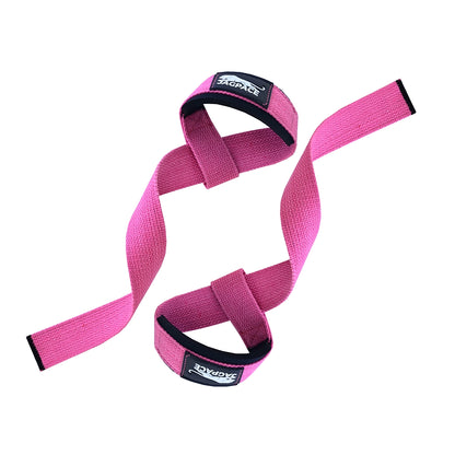 Padded Cotton Wrist Straps Grip Support for Weightlifting & Deadlifts
