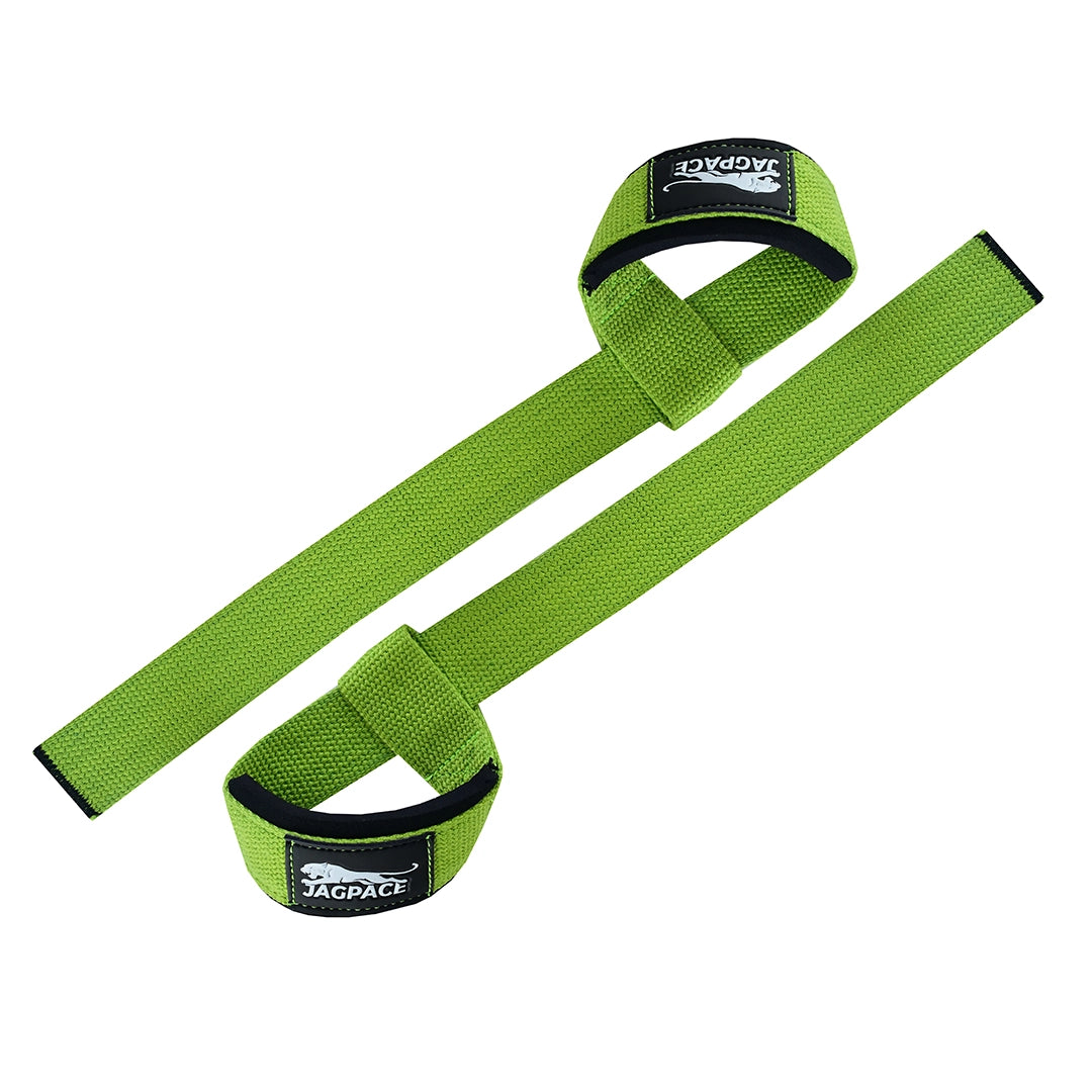 Padded Cotton Wrist Straps Grip Support for Weightlifting & Deadlifts