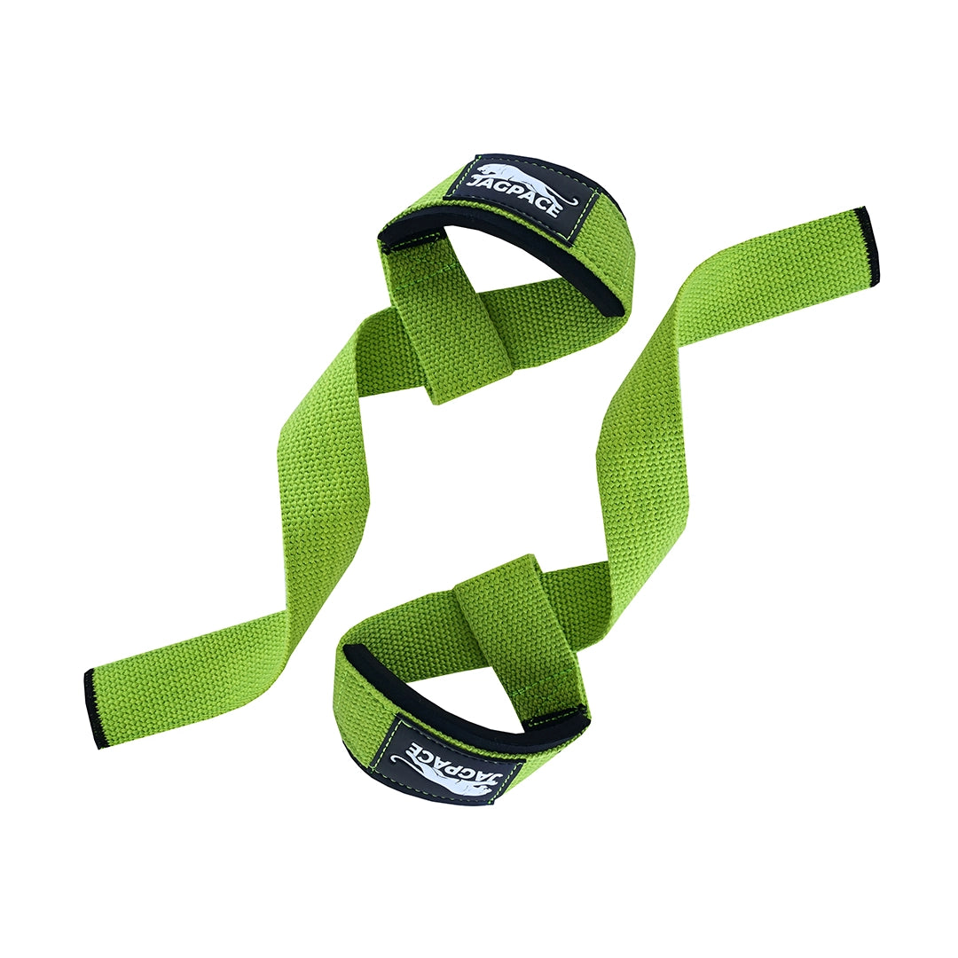 Padded Cotton Wrist Straps Grip Support for Weightlifting & Deadlifts