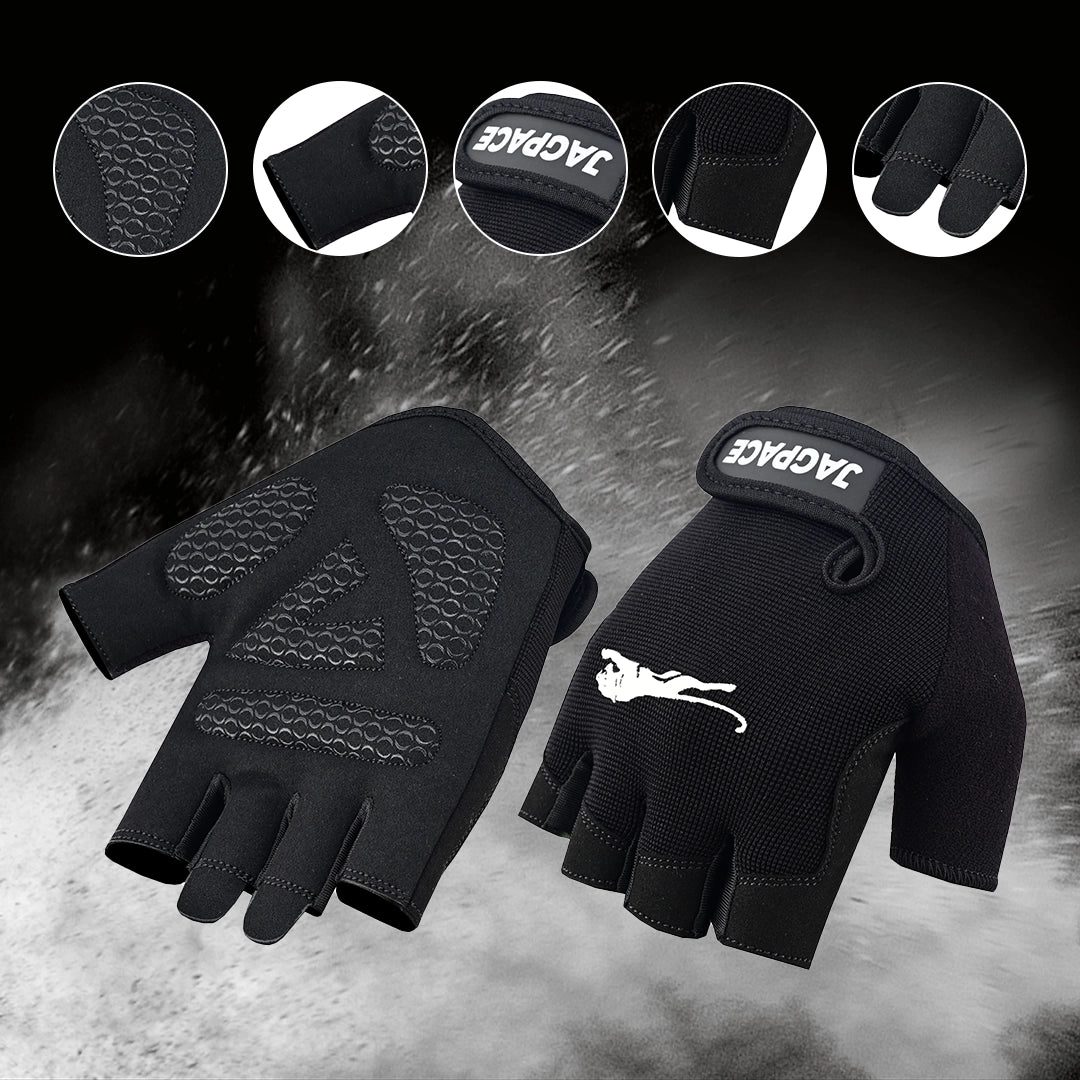 Gym & Workout Gloves Breathable Padded Anti Slip Palm for Weightlifting & CrossFit