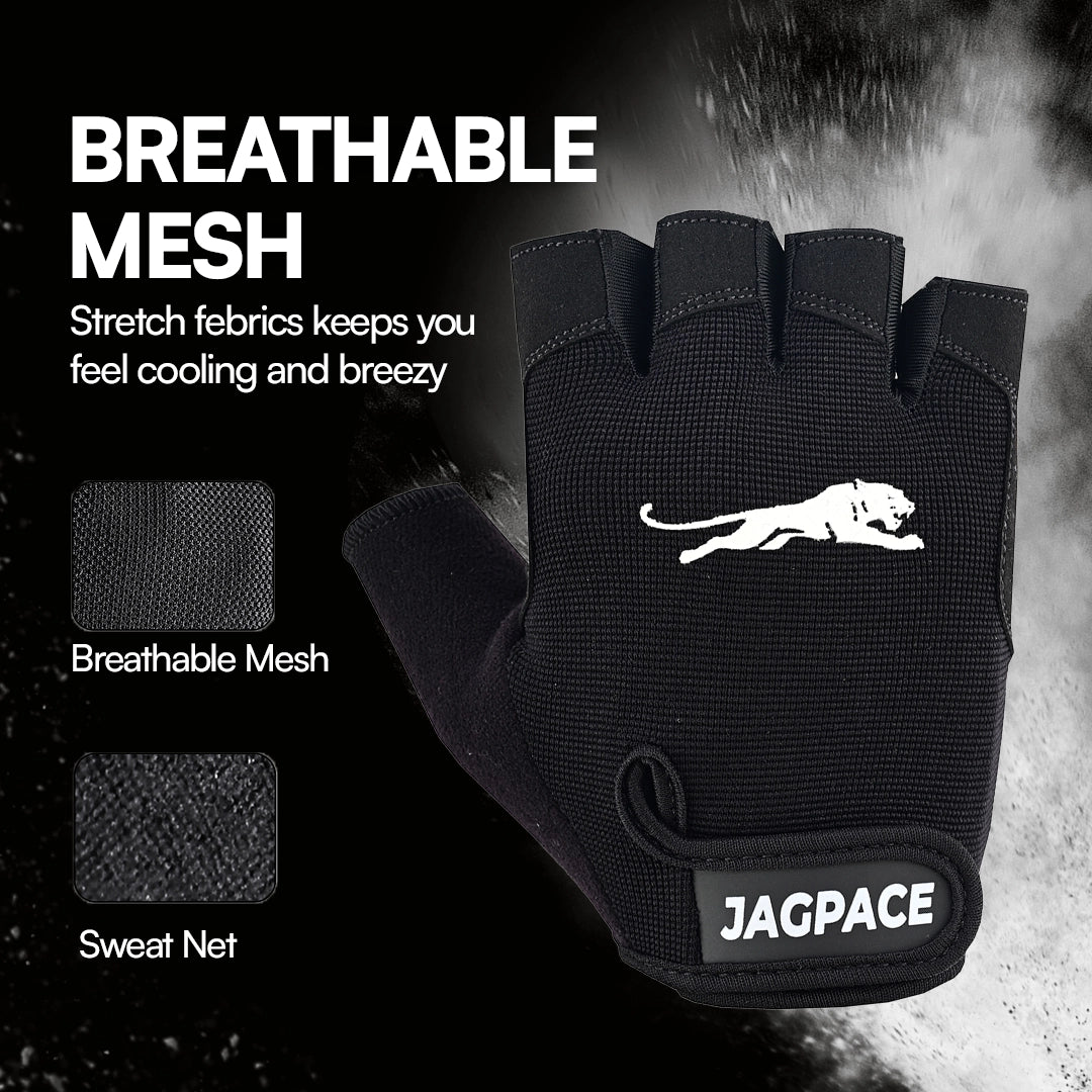 Gym & Workout Gloves Breathable Padded Anti Slip Palm for Weightlifting & CrossFit