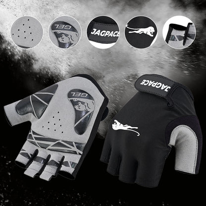Gel Padded Half Finger Gloves Non Slip Breathable Gym & Cycling Gloves
