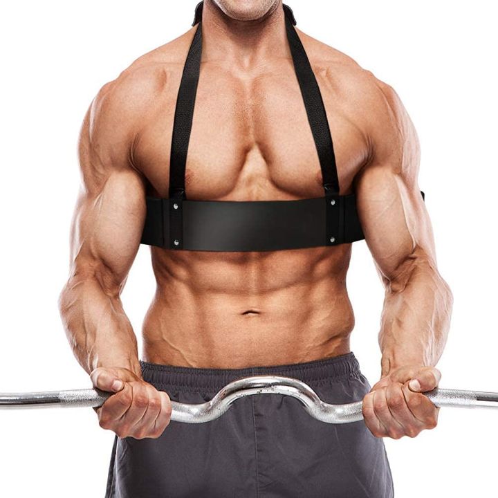 Aluminum Arm Blaster Adjustable Curl Support for Biceps & Triceps Training