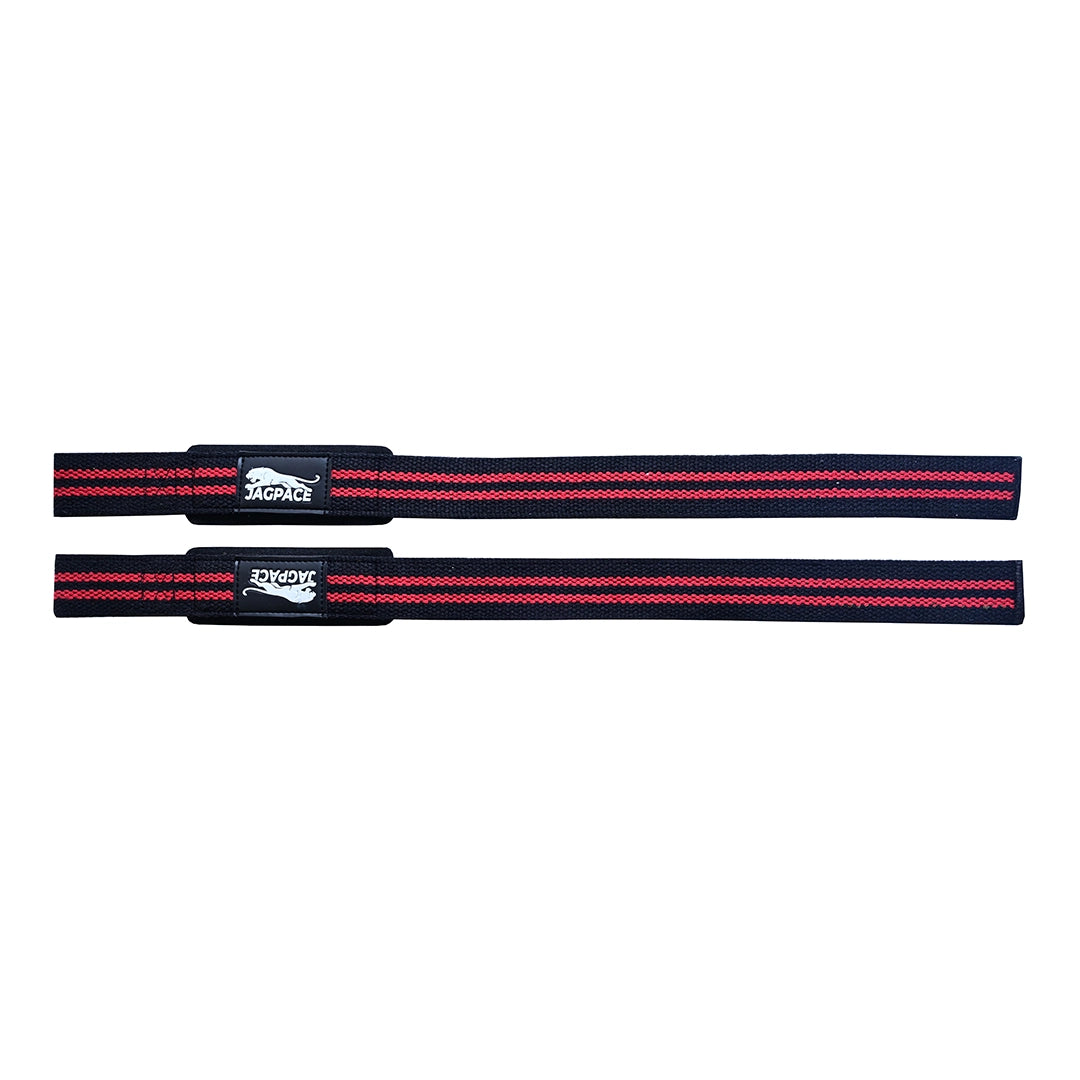 Padded Cotton Wrist Straps Grip Support for Weightlifting & Deadlifts