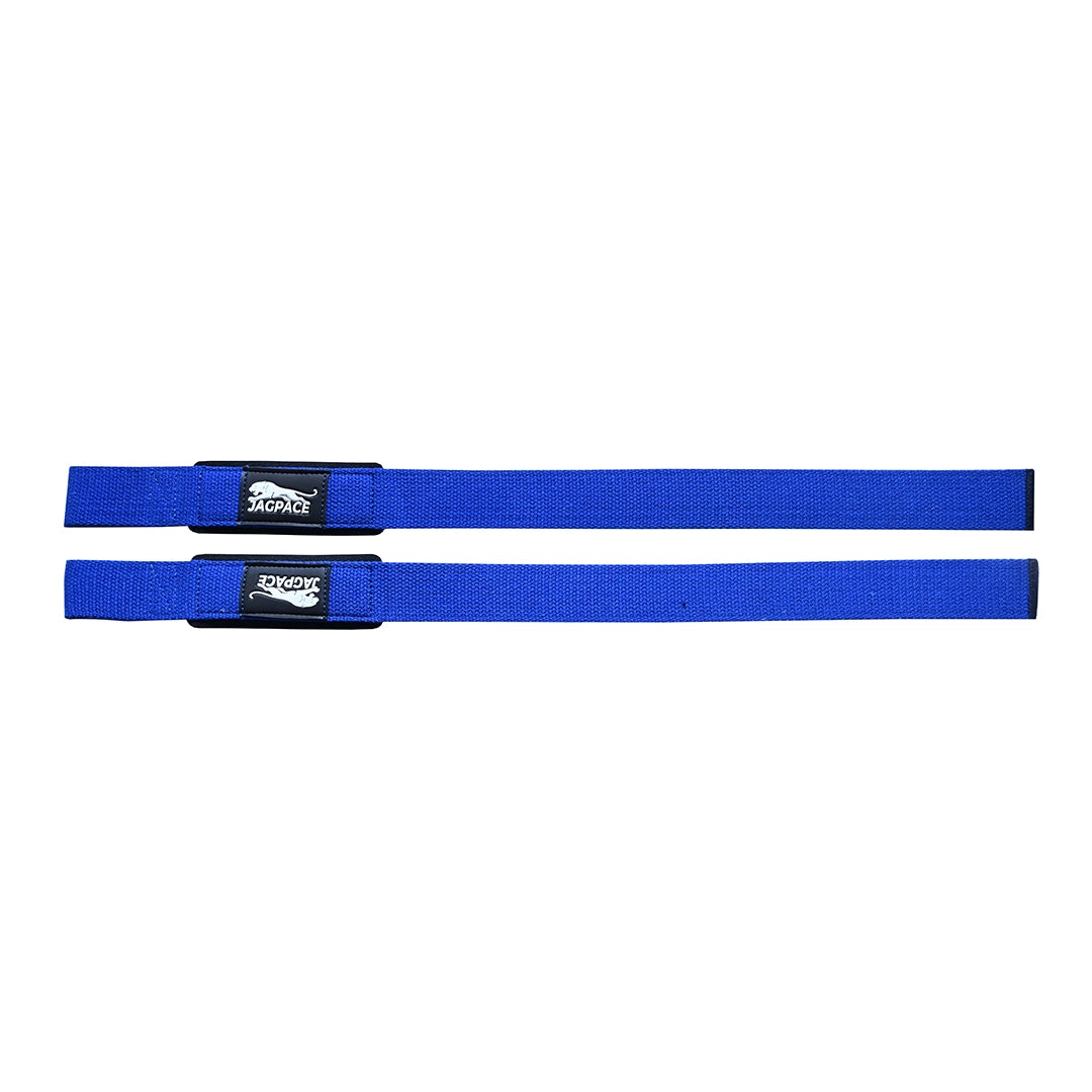 Padded Cotton Wrist Straps Grip Support for Weightlifting & Deadlifts