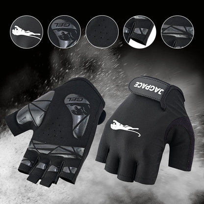 Gel Padded Half Finger Gloves Non-Slip Breathable Gym & Cycling Gloves