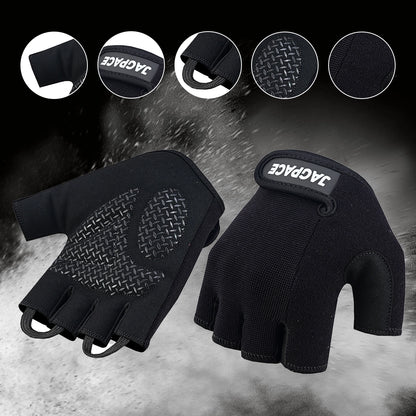 Half Finger Gym Gloves Foam-Padded Anti Slip Gloves for Training & Weightlifting
