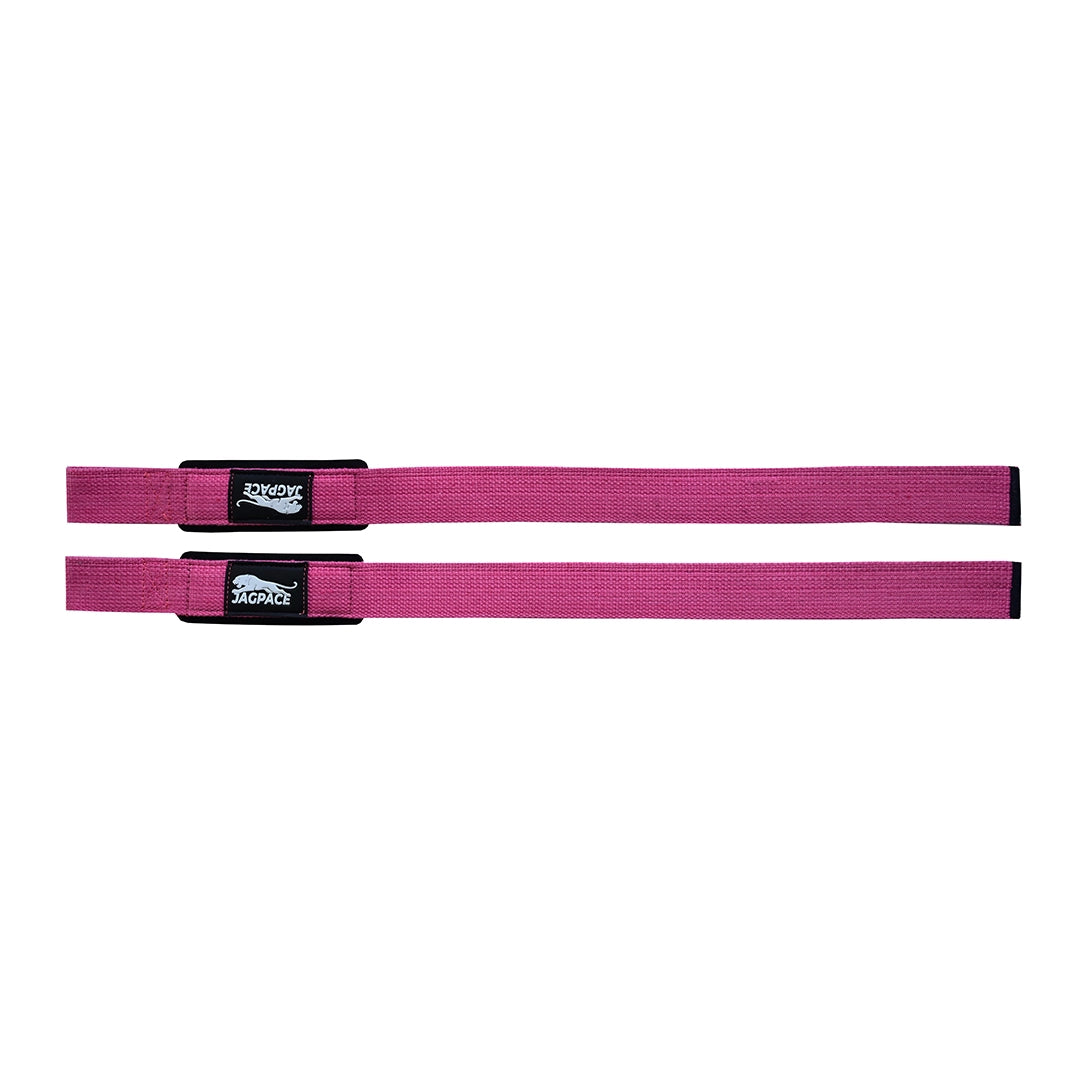 Padded Cotton Wrist Straps Grip Support for Weightlifting & Deadlifts