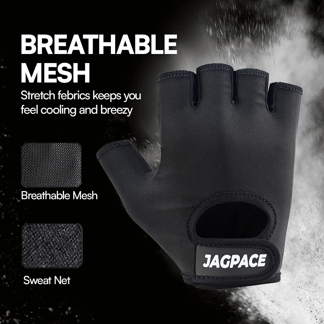 Premium Half Finger Gloves Breathable Non Slip Gym & Training Gloves