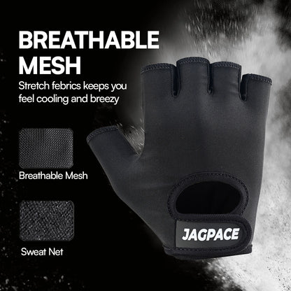 Premium Half Finger Gloves Breathable Non Slip Gym & Training Gloves