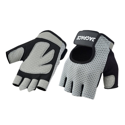 Half Finger Gym Gloves Foam Padded Non Slip Gloves for Training & Weightlifting