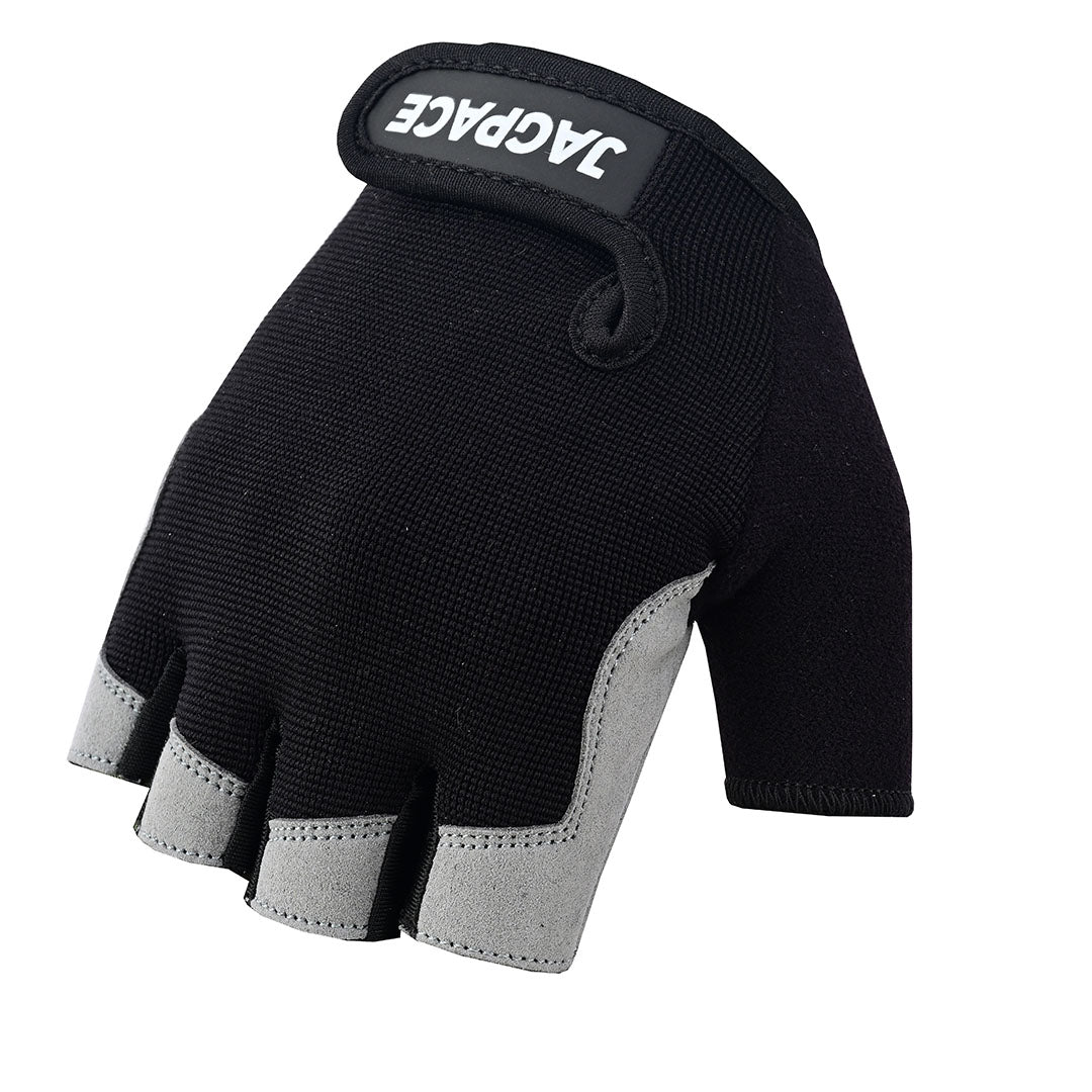 Half Finger Fitness Gloves Foam-Padded Non Slip Gym & Training Gloves