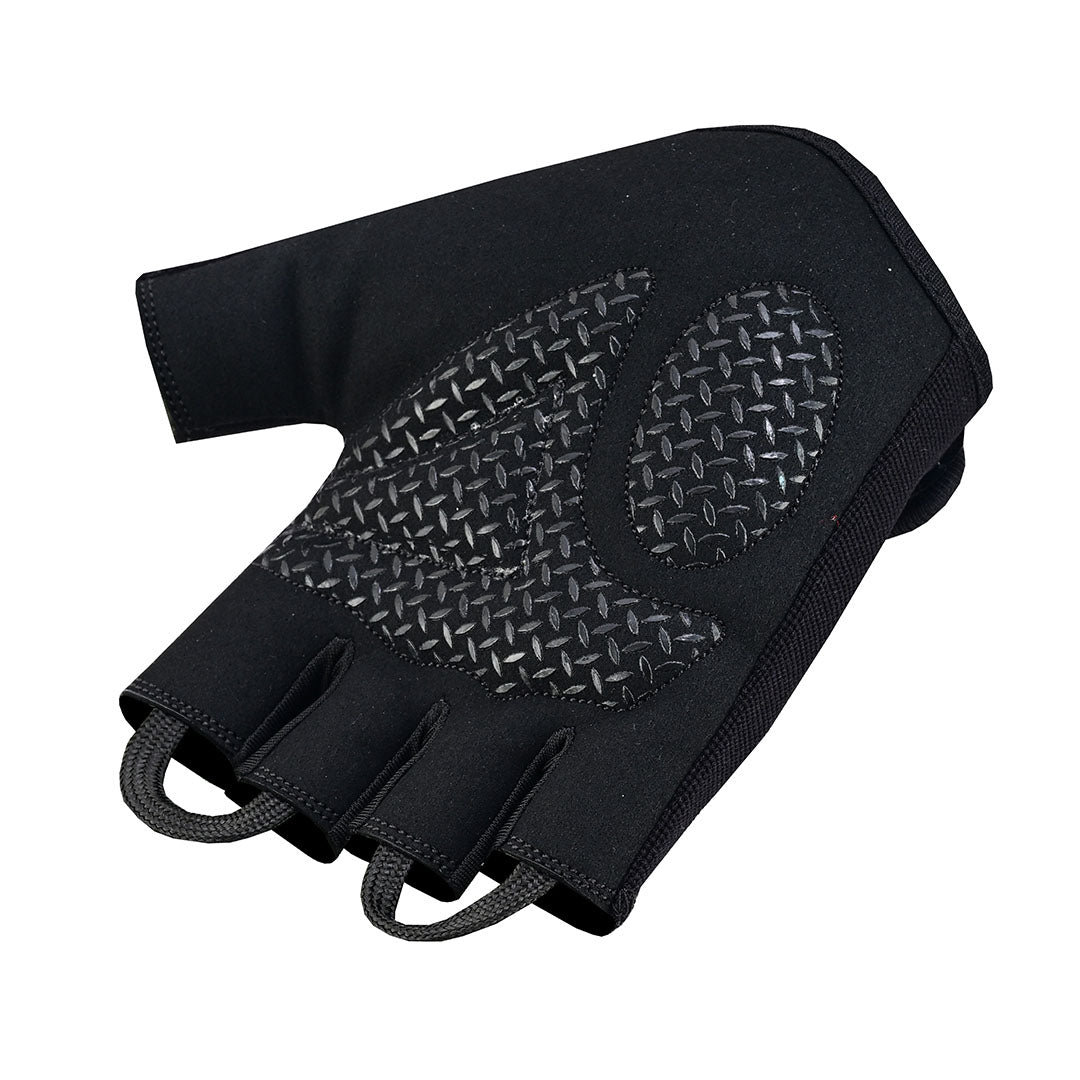 Half Finger Gym Gloves Foam-Padded Anti Slip Gloves for Training & Weightlifting