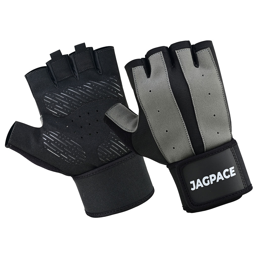 Gym & Weightlifting Gloves Half Finger Padded Non Slip Gloves with Wrist Support