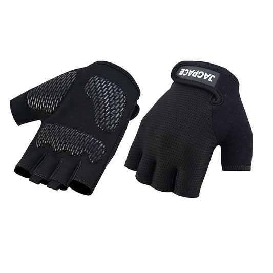 Half Finger Workout Gloves Foam Padded Non Slip Gym & Cycling Gloves