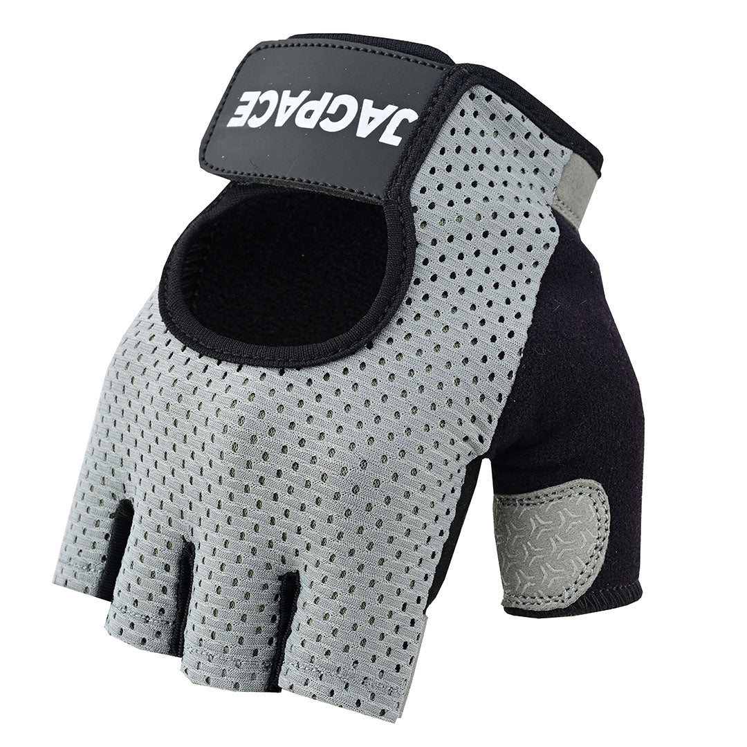Half Finger Gym Gloves Foam Padded Non Slip Gloves for Training & Weightlifting
