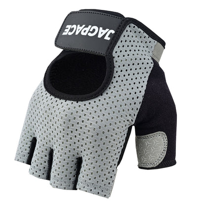Half Finger Gym Gloves Foam Padded Non Slip Gloves for Training & Weightlifting