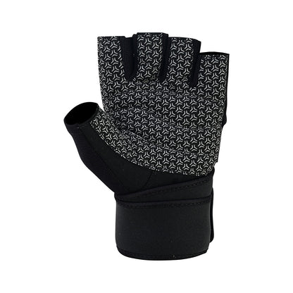 Premium Fitness Gloves Padded Grip Anti-Slip Palm Adjustable Wrist Support