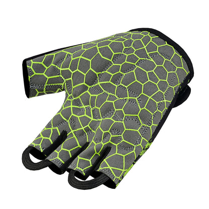 Workout Gloves Foam Padded Non Slip Half Finger Gym & Cycling Gloves