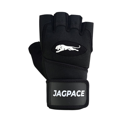 Premium Fitness Gloves Padded Grip Anti-Slip Palm Adjustable Wrist Support